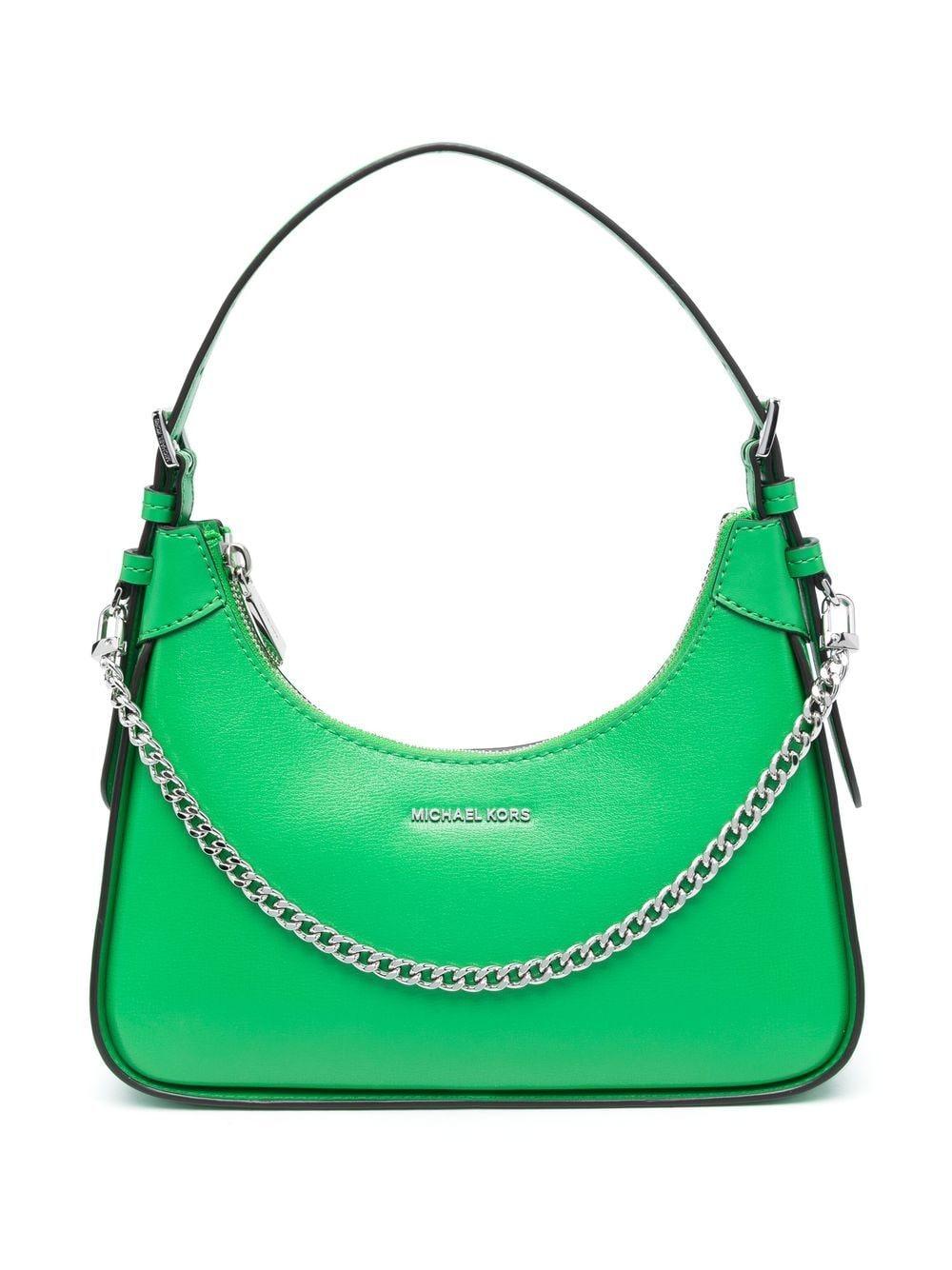 MICHAEL Michael Kors Wilma Leather Shoulder Bag in Green Lyst