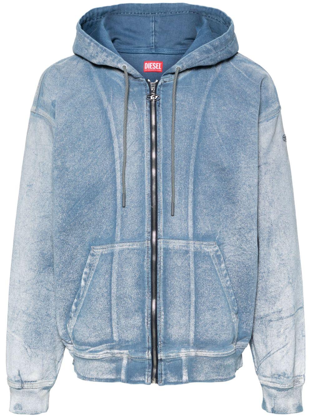 Diesel zip up hoodie best sale