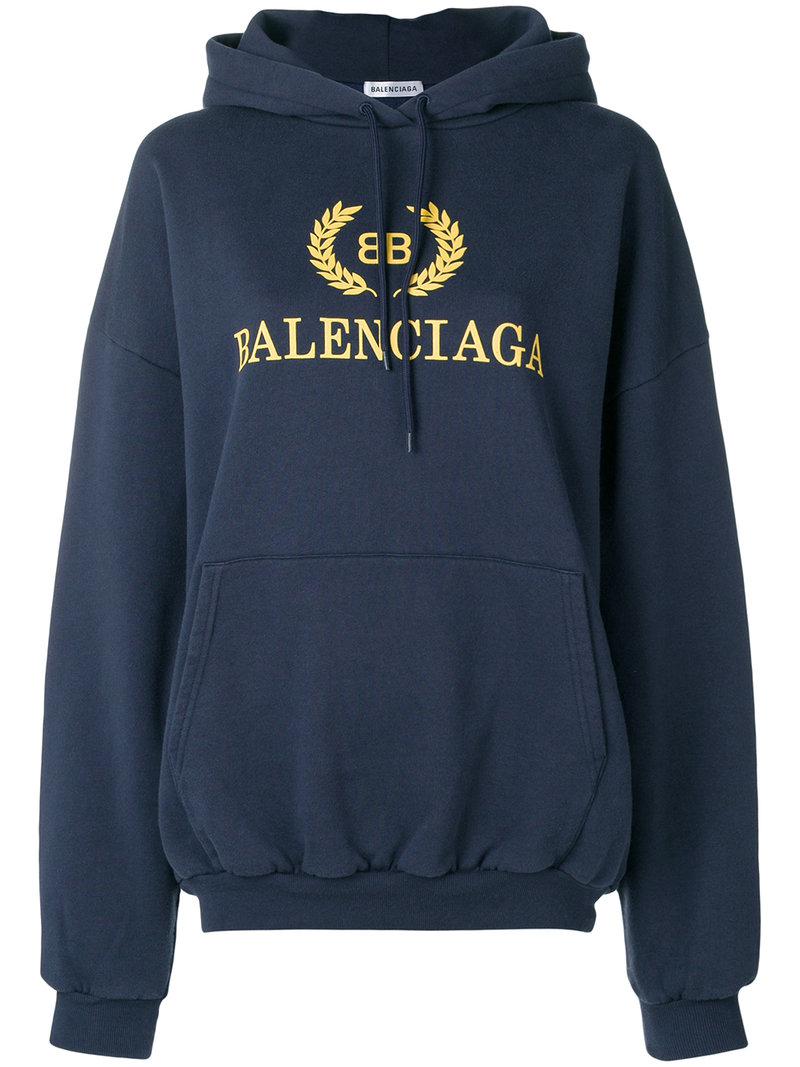 balenciaga crest hoodie