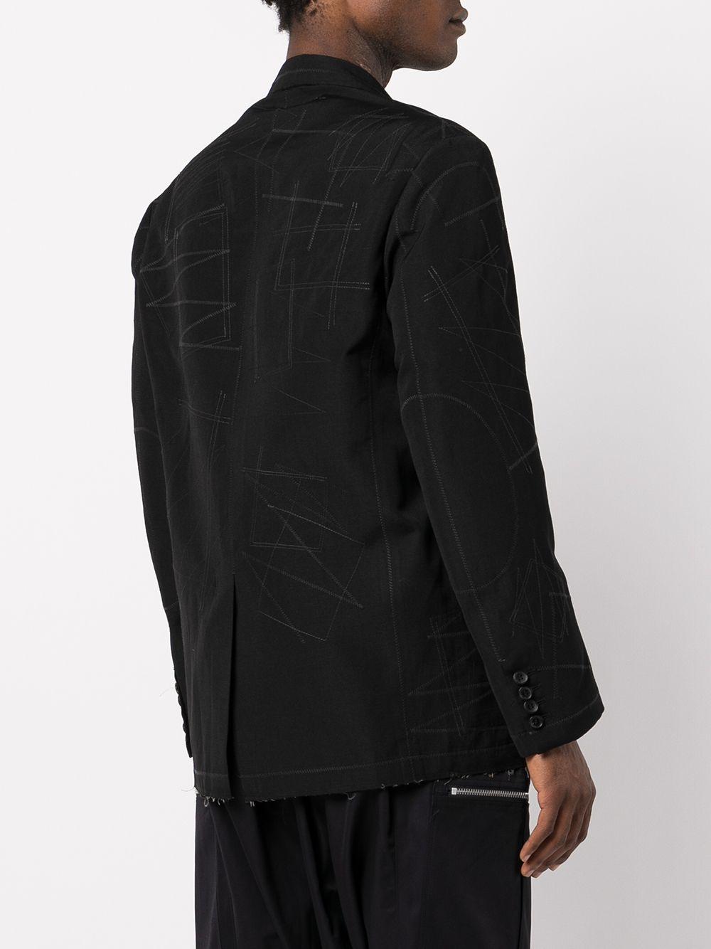 Junya Watanabe Decorative Stitch-detail Wool Blazer in Black for Men | Lyst  UK