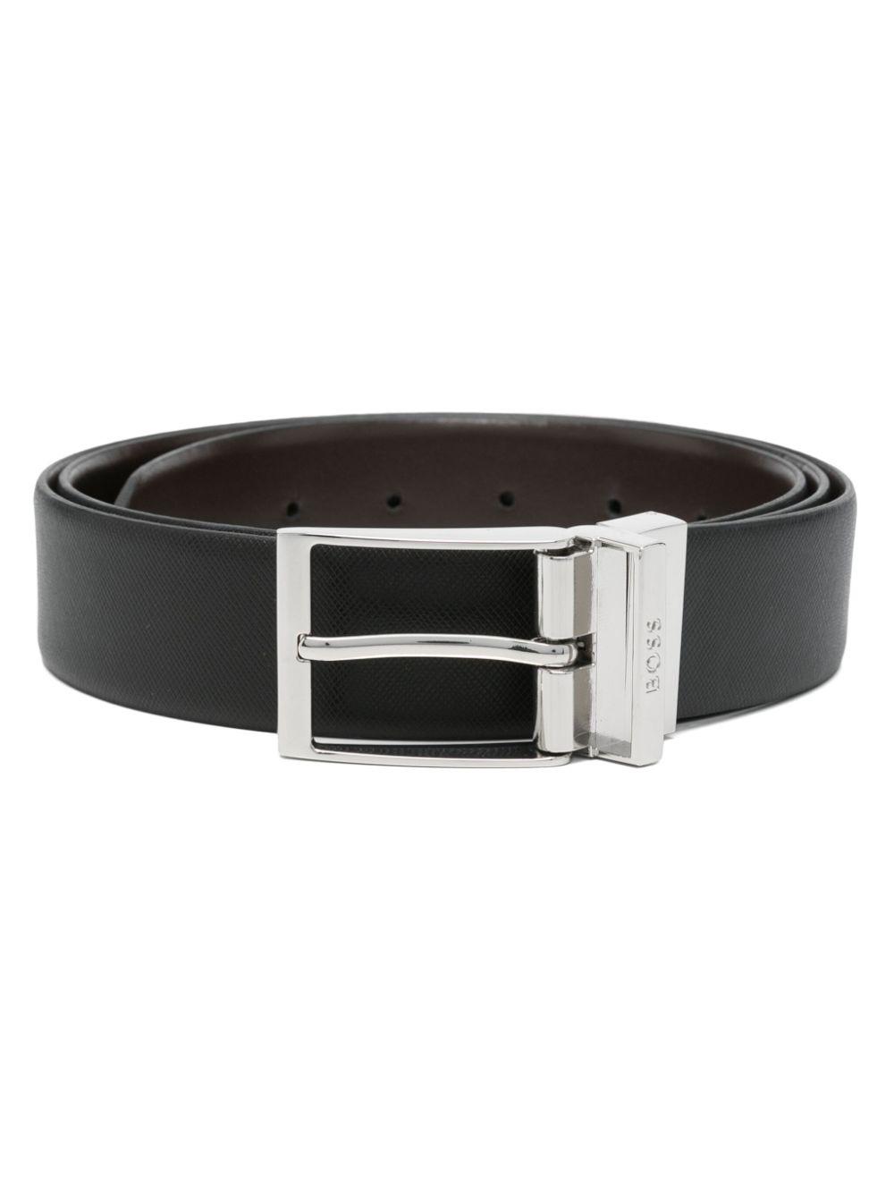 Saint Laurent メンズ ホワイト カサンドラ ベルト(クロコダイル Saint Laurent メンズ ホワイト カサンドラ ベルト(クロコダイル