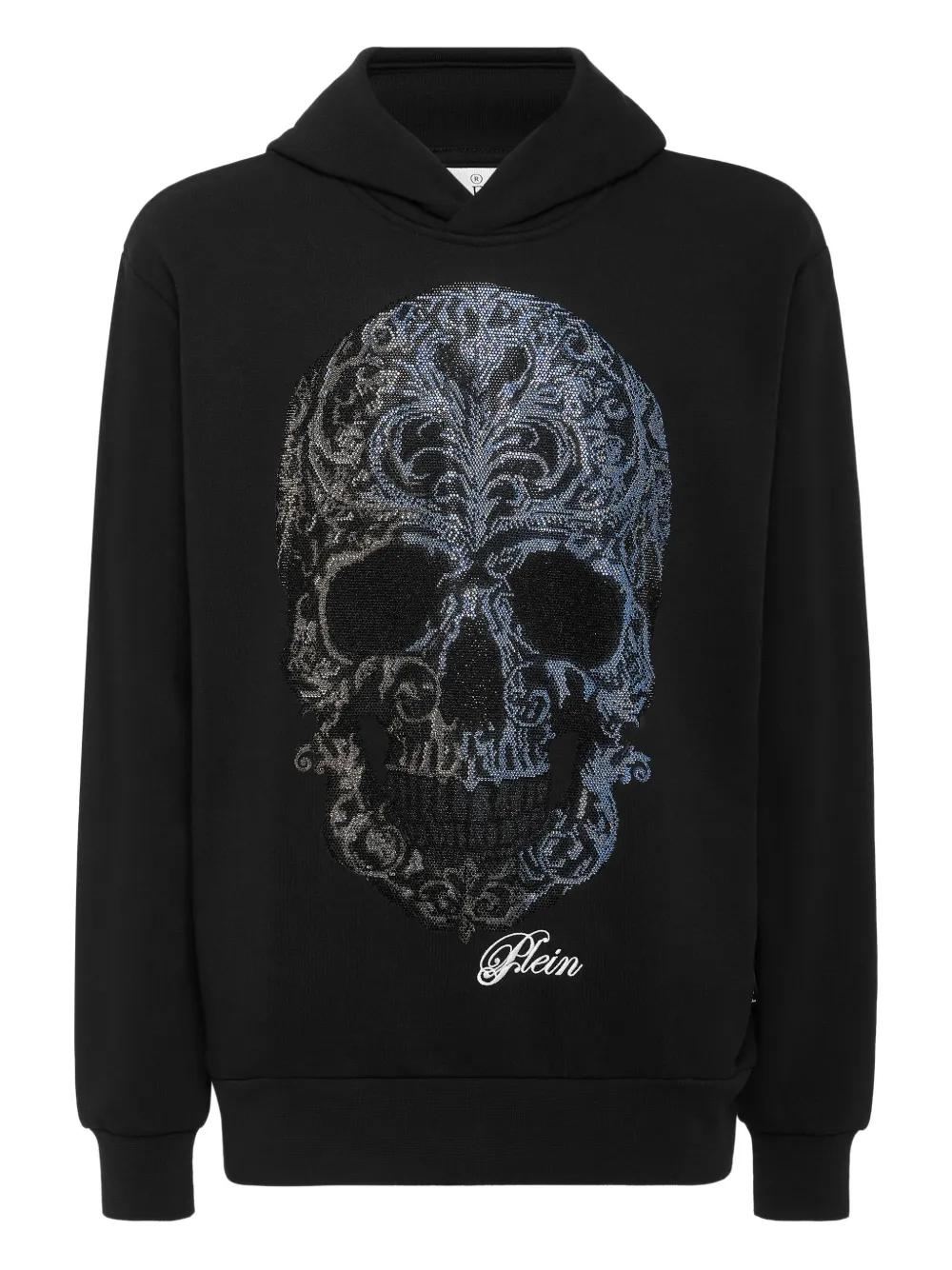 Philipp Plein ノースリーブ パーカー philipp-plein-black-Skull-