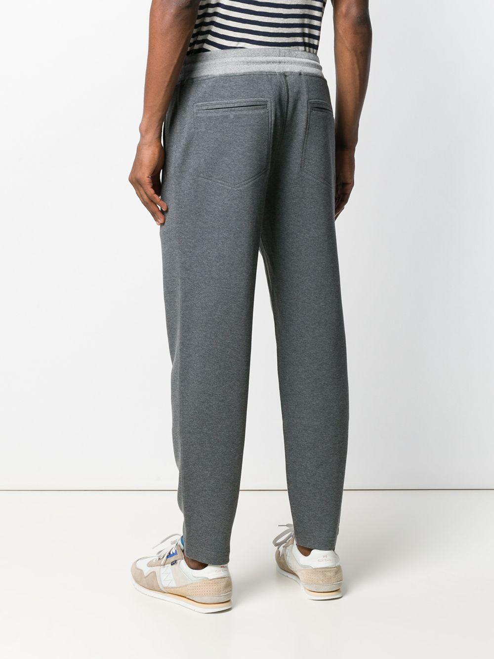 plain grey track pants