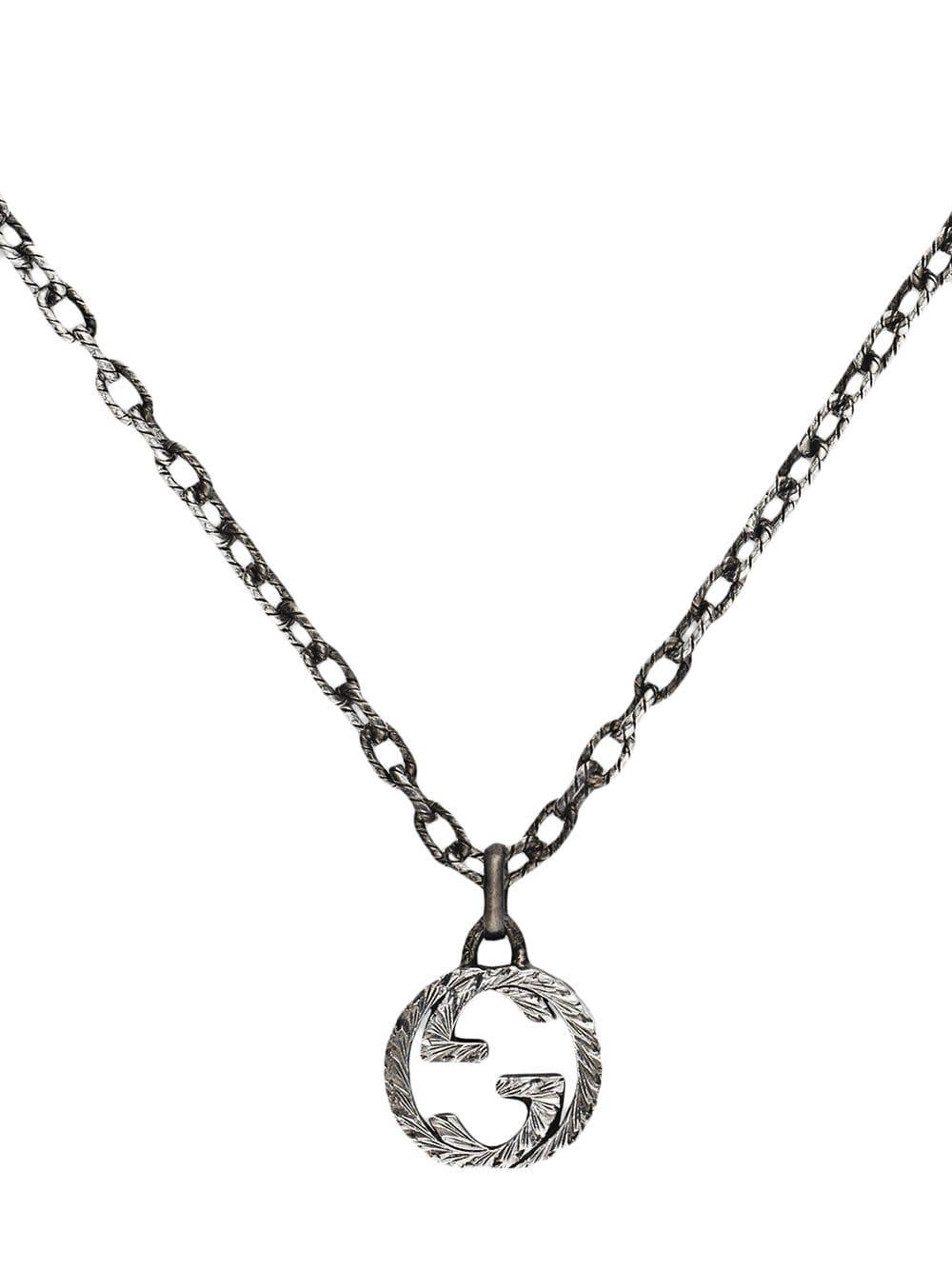 Gucci Interlocking G Pendant Necklace in Metallic for Men - Lyst
