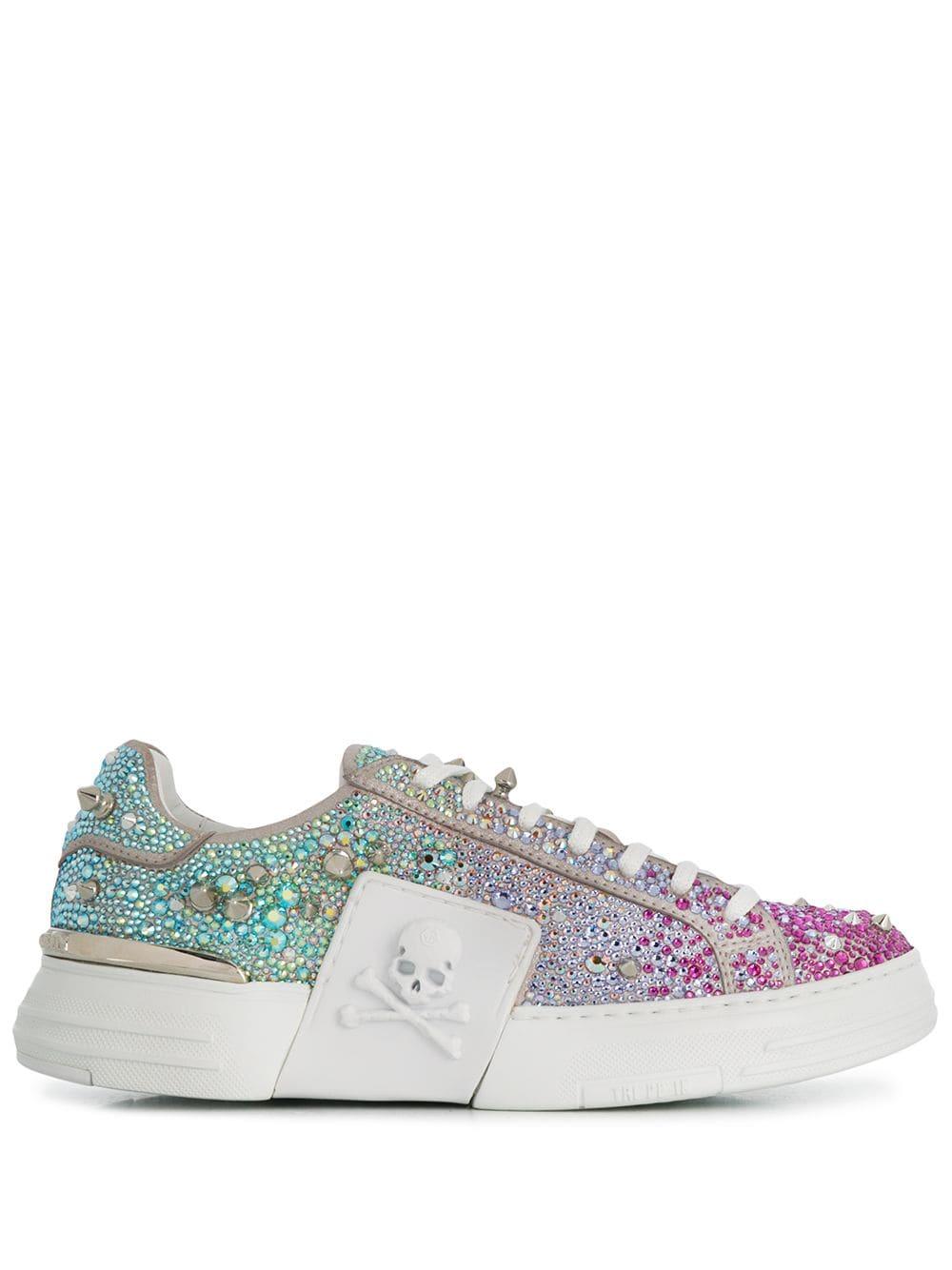 Philipp Plein Crystal Dames Sneakers - Zwart in SneakerStad