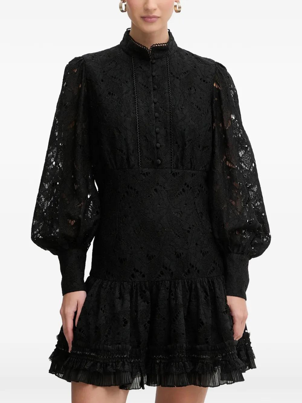 black long sleeve bardot dress Bardot Lexter Long Sleeve Knit Dress Black