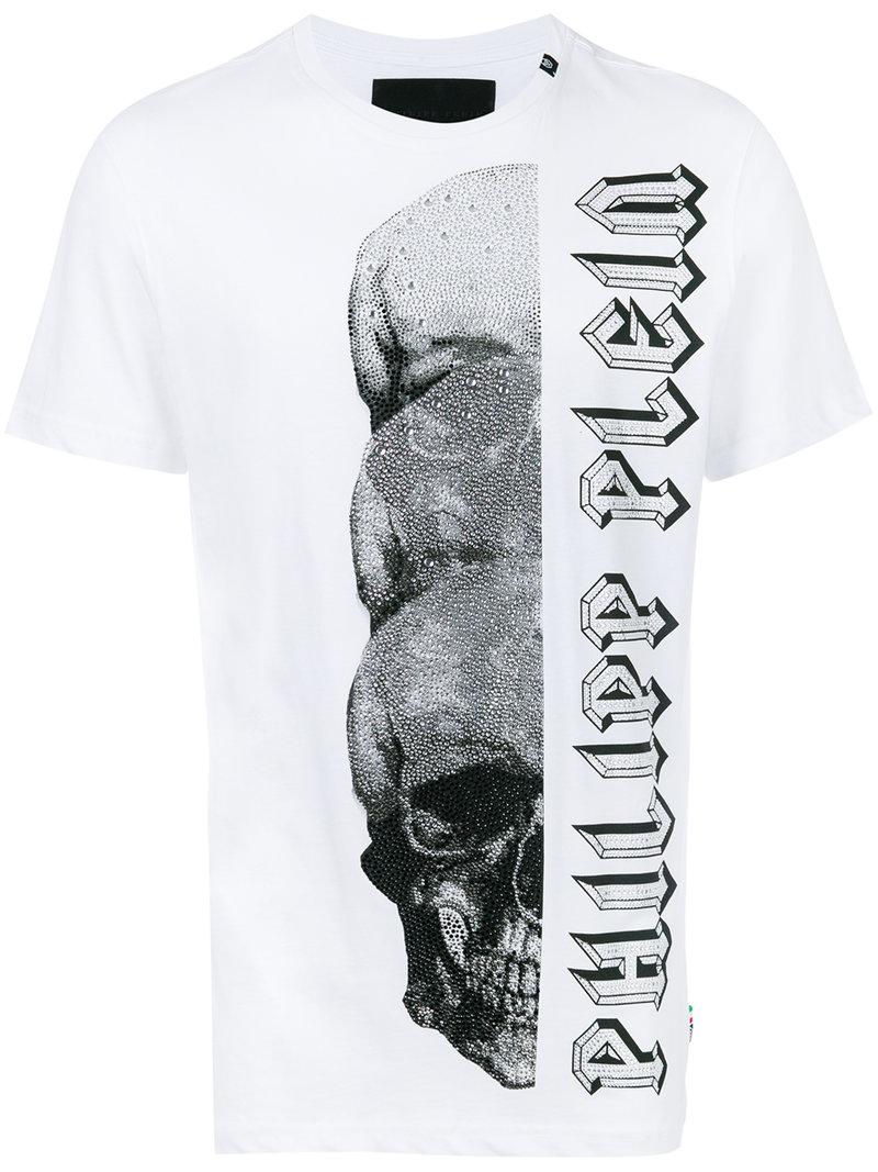 rhinestone skull t shirt