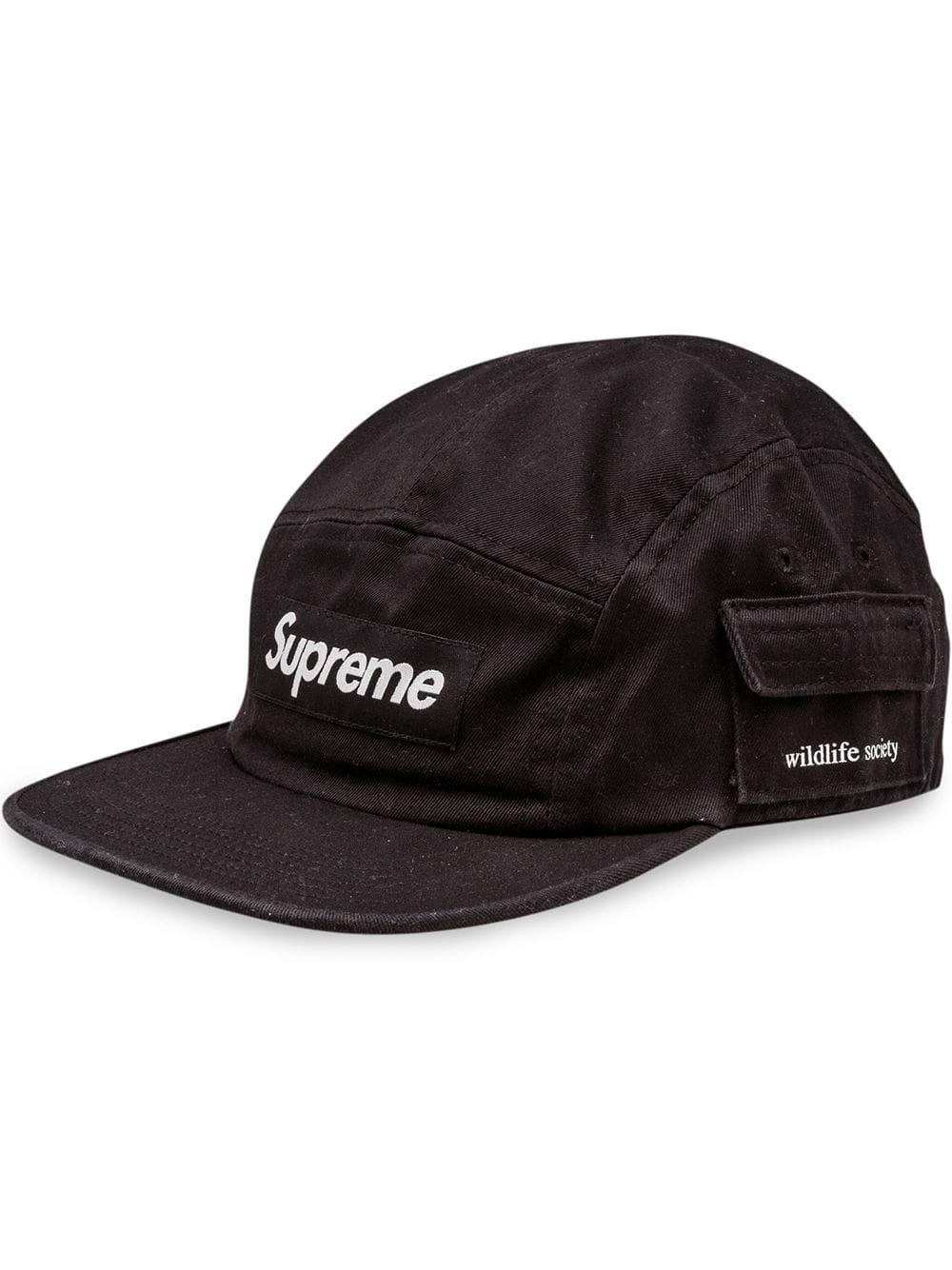 Supreme Wildlife Side Pocket Camp Cap in Black - Lyst