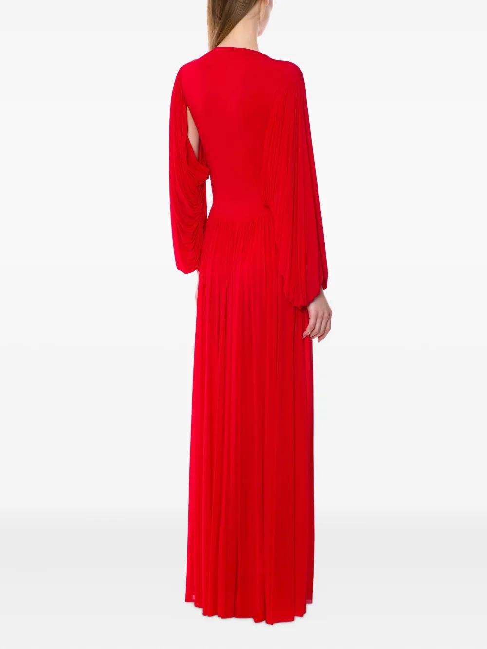 ワンピース PHILOSOPHY DI LORENZO SERAFINI Woman Dress Red 04445721 0142 PHILOSOPHY DI LORENZO SERAFINI Ruched tulle halterneck midi