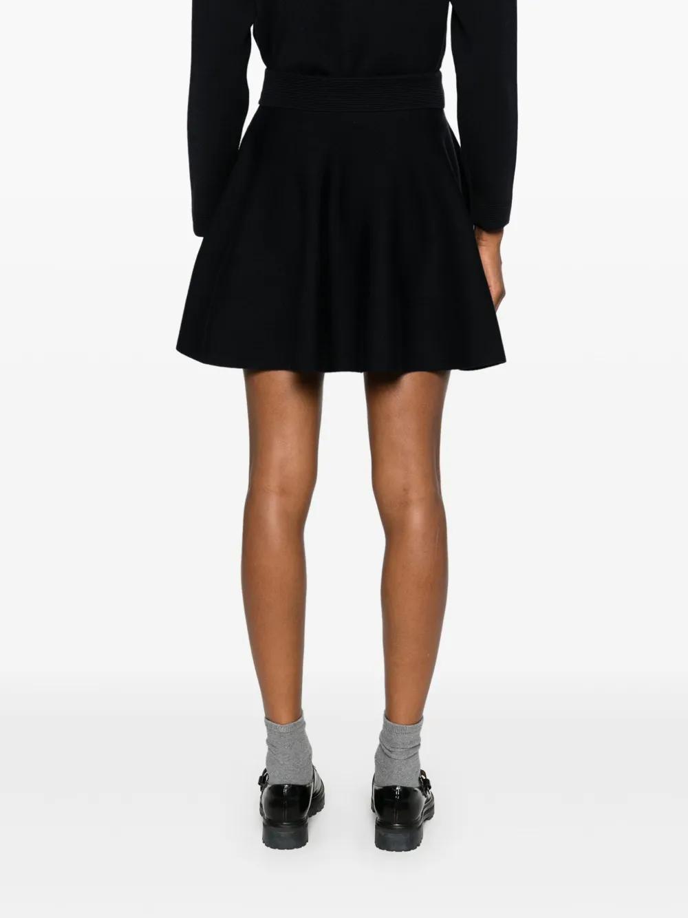 【大人気】sandro フレアシルエットミニスカート Sandro フレア ミニスカート ブラック | Lyst
