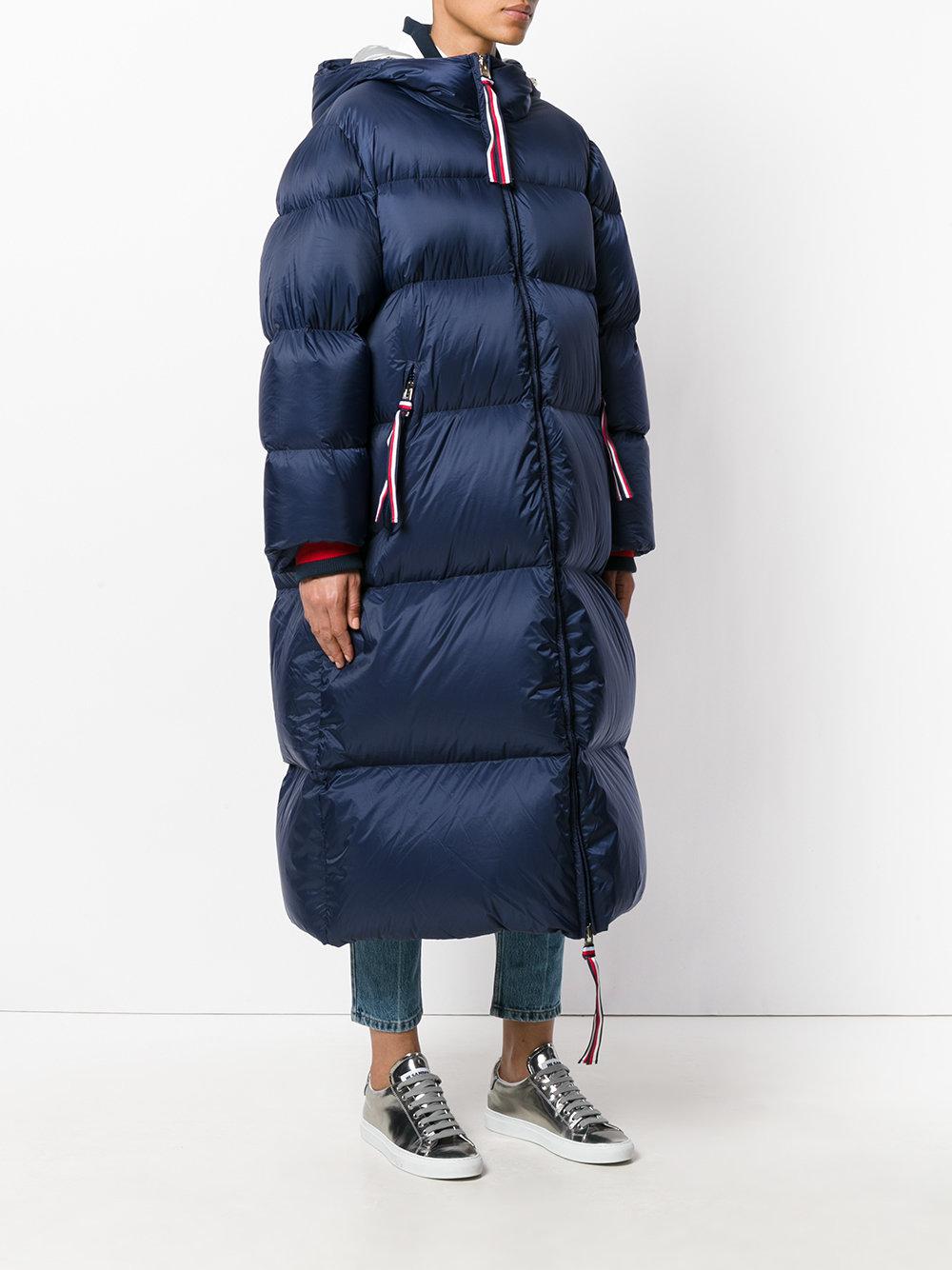 Tommy Hilfiger Icon Oversized Down Coat in Blue | Lyst UK