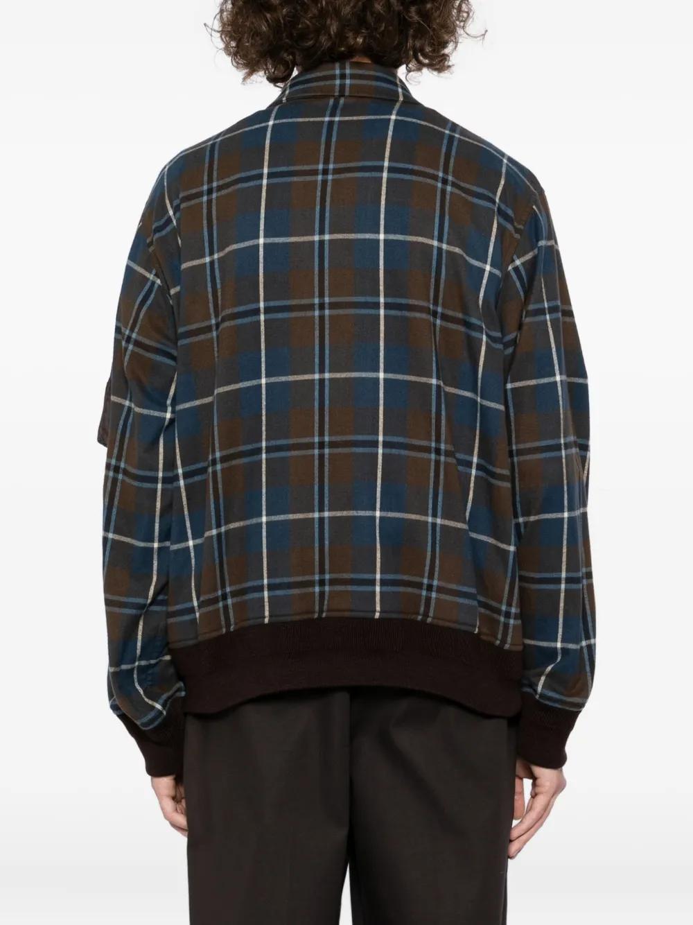 サカイ フーデッドパーカー サイズ 1 sacai サカイ フーデッドチェック
