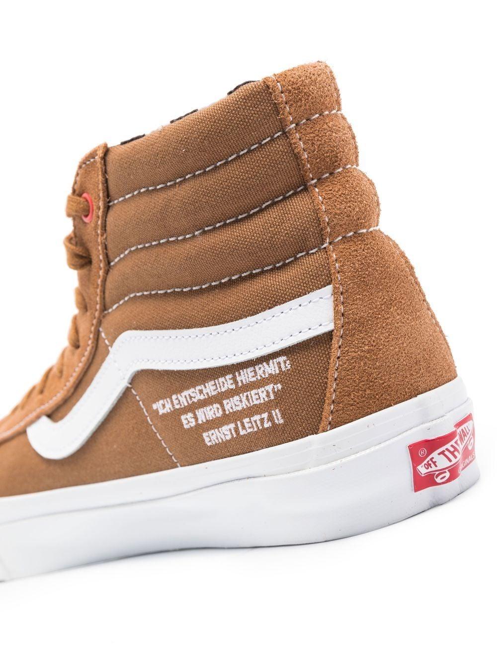 Vans Ua Og Sk8-hi Top Sneakers in Brown for Men | Lyst
