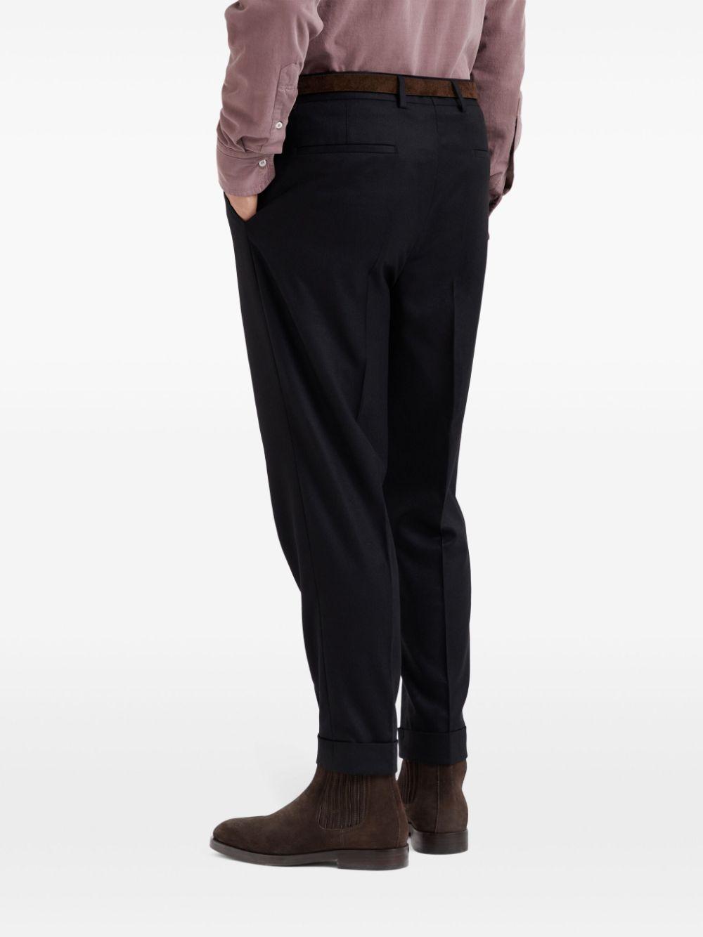 Brunello Cucinelli メンズ ブルー テーパードパンツ パンツ 