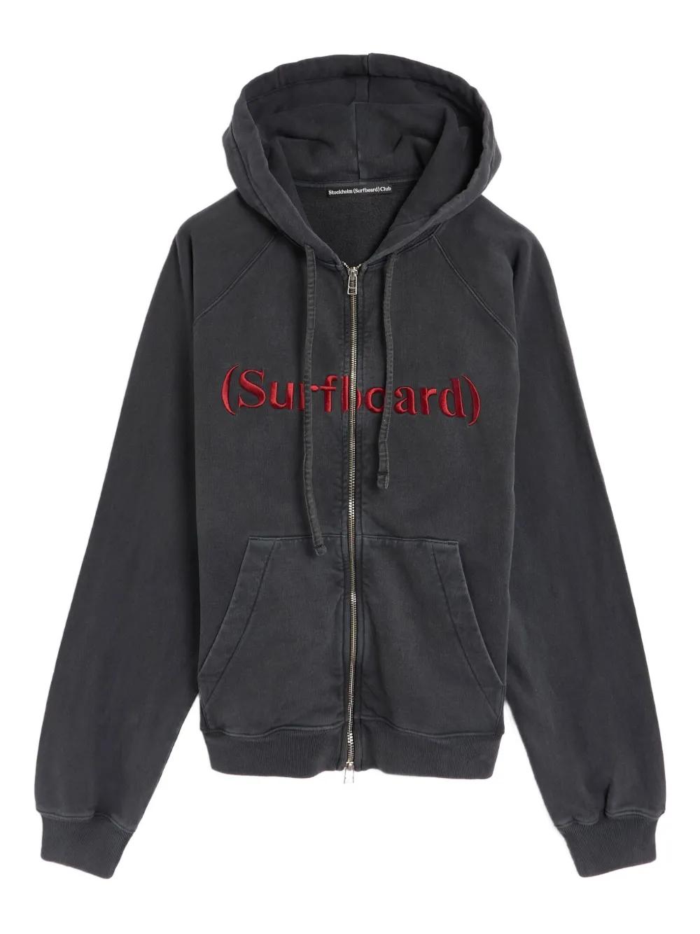 【STOCKHOLM SURFBOARD CLUB】ZIP UP HOODIE Stockholm (Surfboard) Club Melange Men's Zip Hoodie Men's Zip-Up