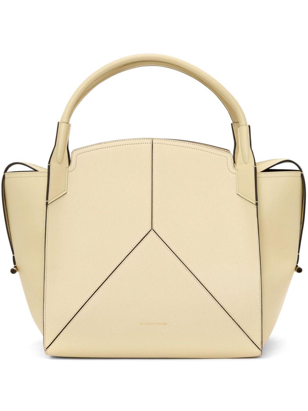 MAISON MARGIELA ツイントートバック レザートリム 膨らまそ