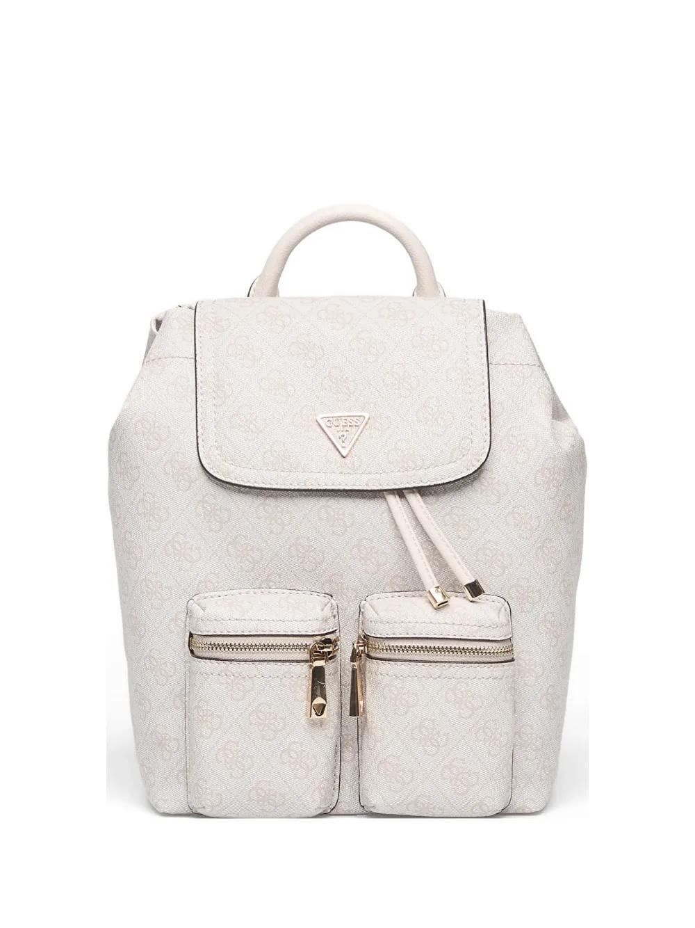 guess marble print mini backpack Factory Evan Color-Block Crossbody GUESS Manhattan 4G Logo Mini