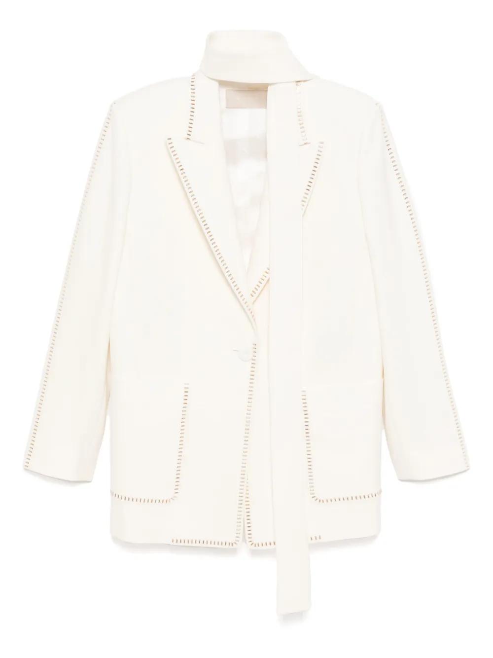 コート Elie Saab Wool embroidered coat Elie Saab Long coats and winter coats for Women | Online