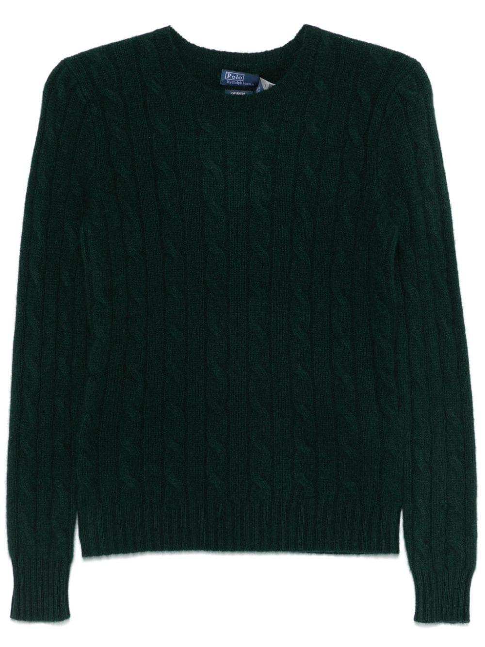 Polo Ralph Lauren Cable Knit Sweater in Green Lyst