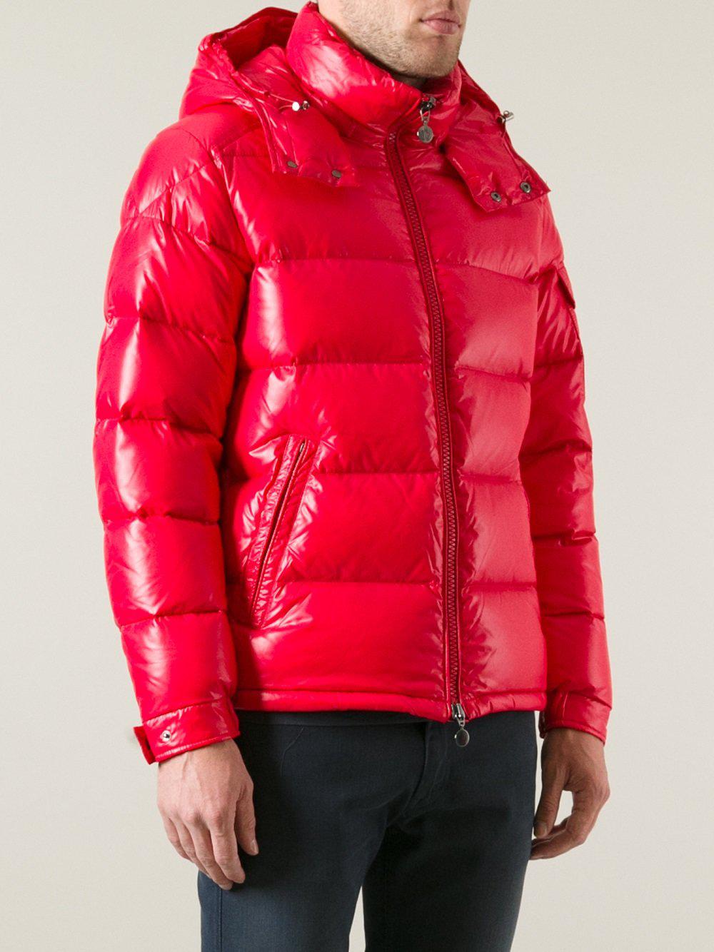 moncler jacket red mens