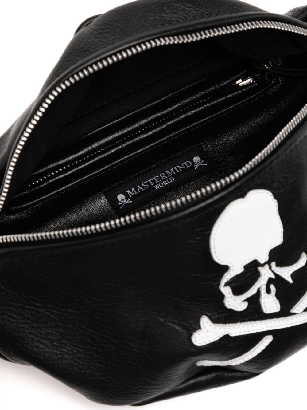 MASTERMIND WORLD Leather Belt Bag in Black for Men | Lyst