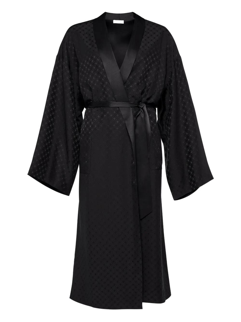 Tissu éponge Peignoir De Bain Femme Noir Robes De Chambre Et