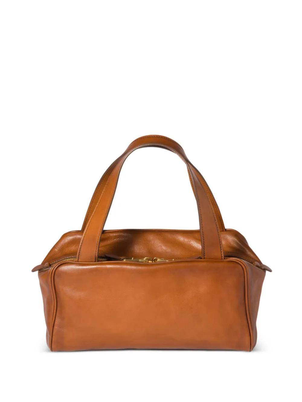 トートバッグ MIU MIU Brown Leather Shoulder Bag Adventure Large leather shoulder bag in brown - Miu Miu