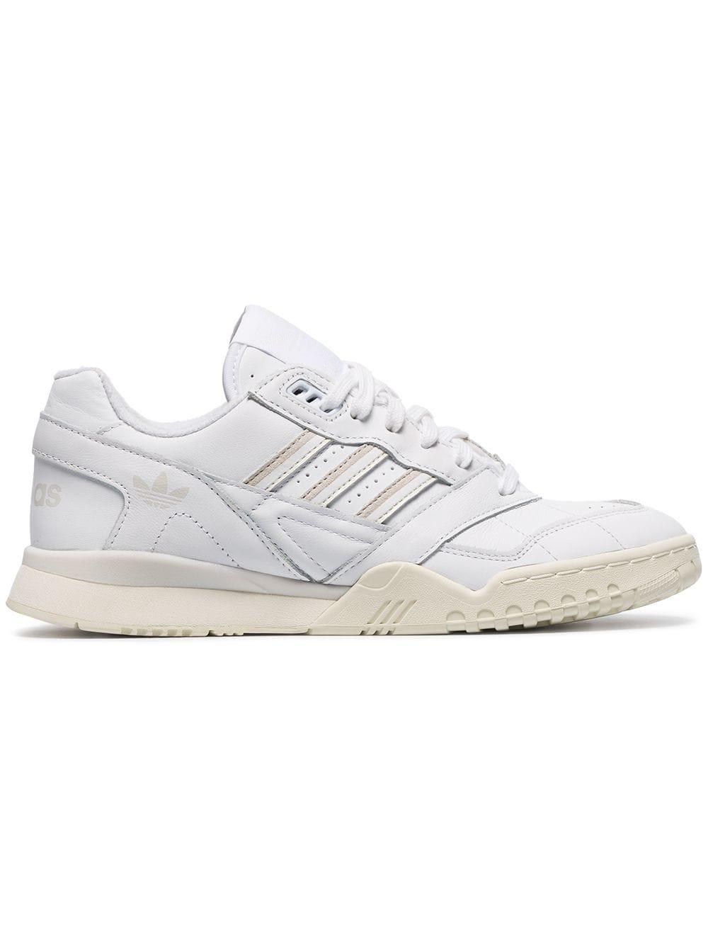 adidas White Chunky Leather Low Top Sneakers - Lyst
