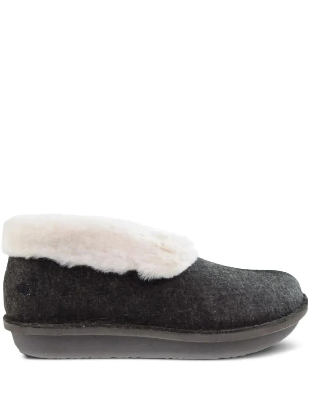 Pantofole marroni da donna con cinturino Lora Ferres