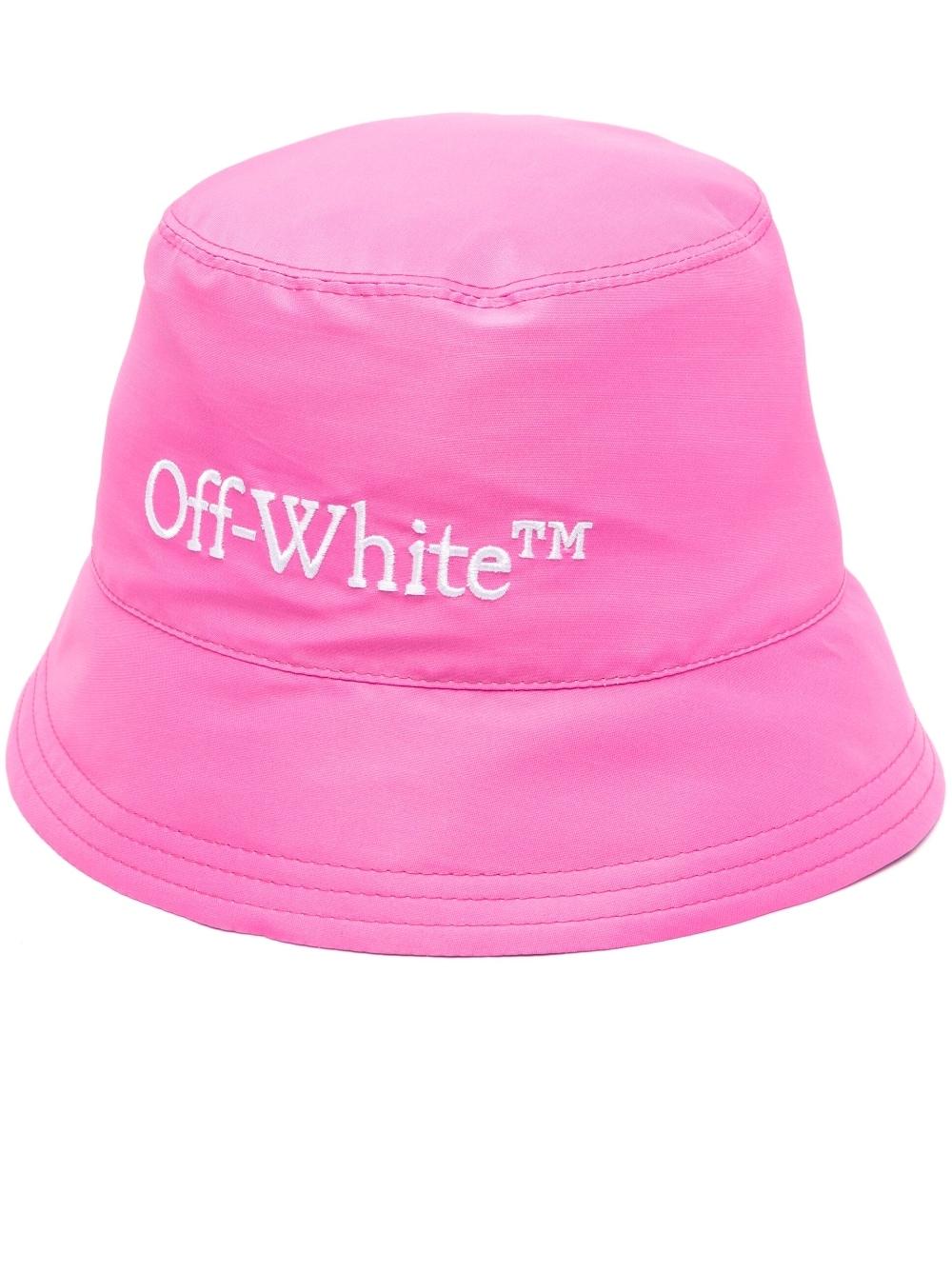 Off-White c/o Virgil Abloh Reversibile Embroidered-logo Bucket Hat in Pink  | Lyst