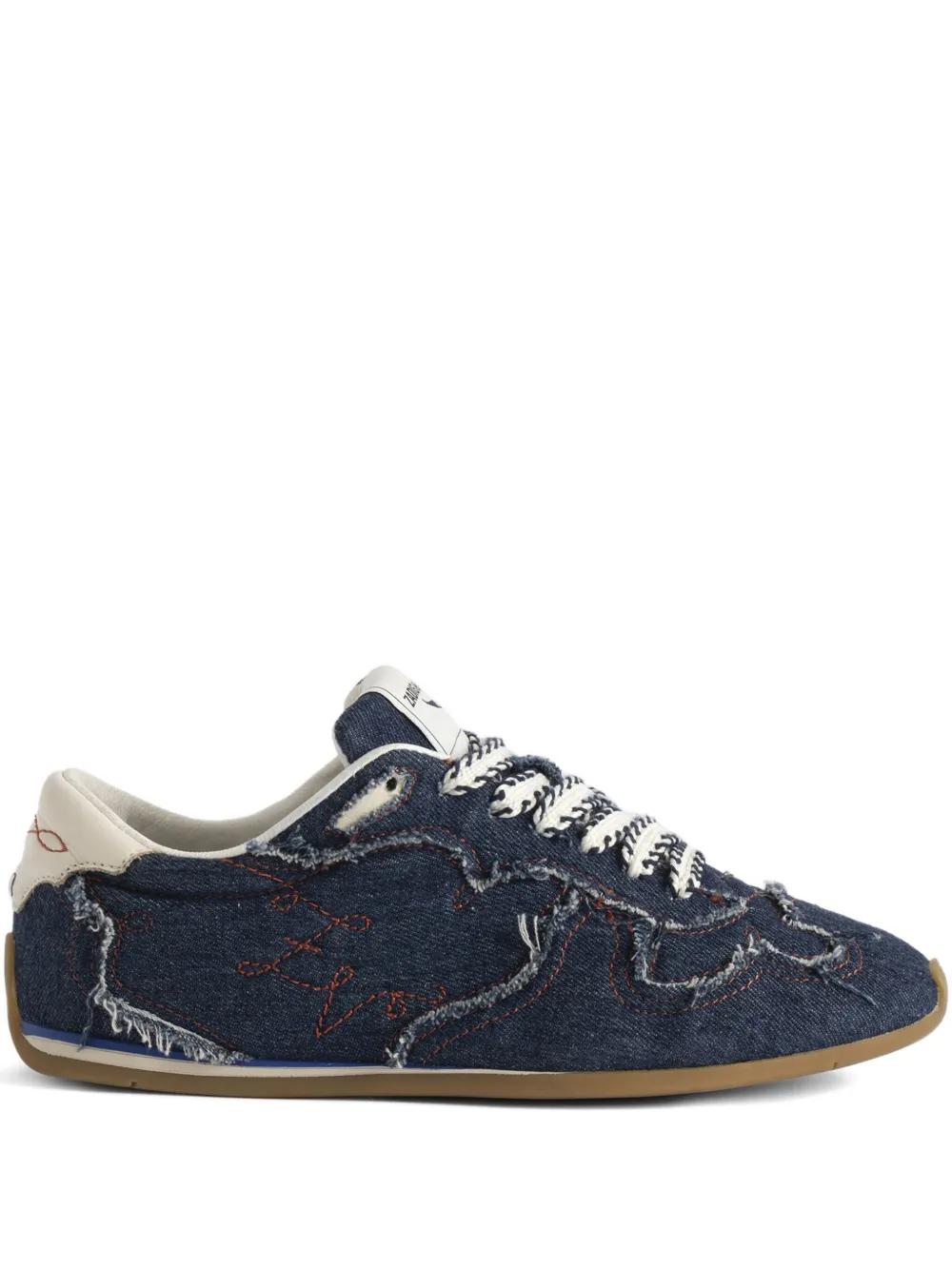 Zadig & Voltaire Sneakers Alte Donna Bianche – Edizione Limitata Taglia 39 (US 9)