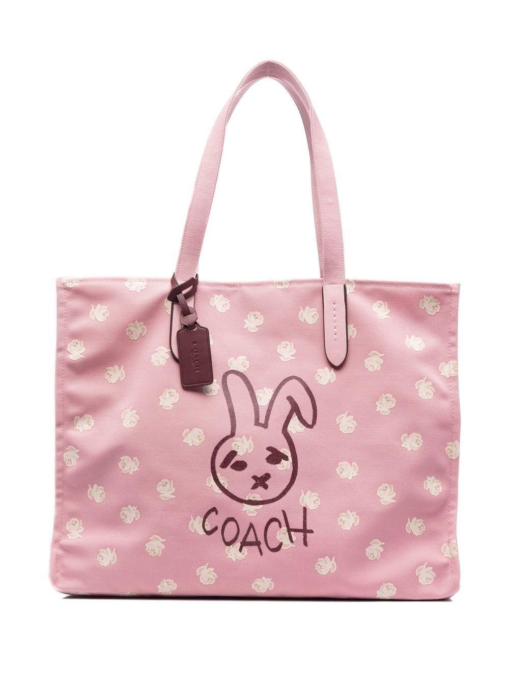 COACH Lunar New Year Rabbitprint Tote in Pink Lyst