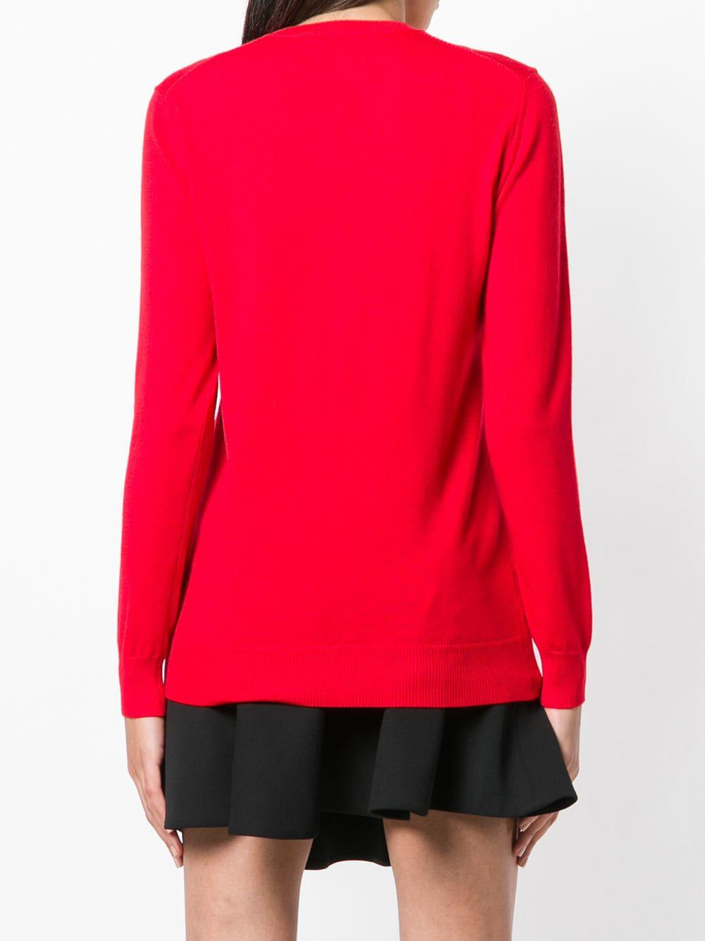 markus lupfer red lips jumper