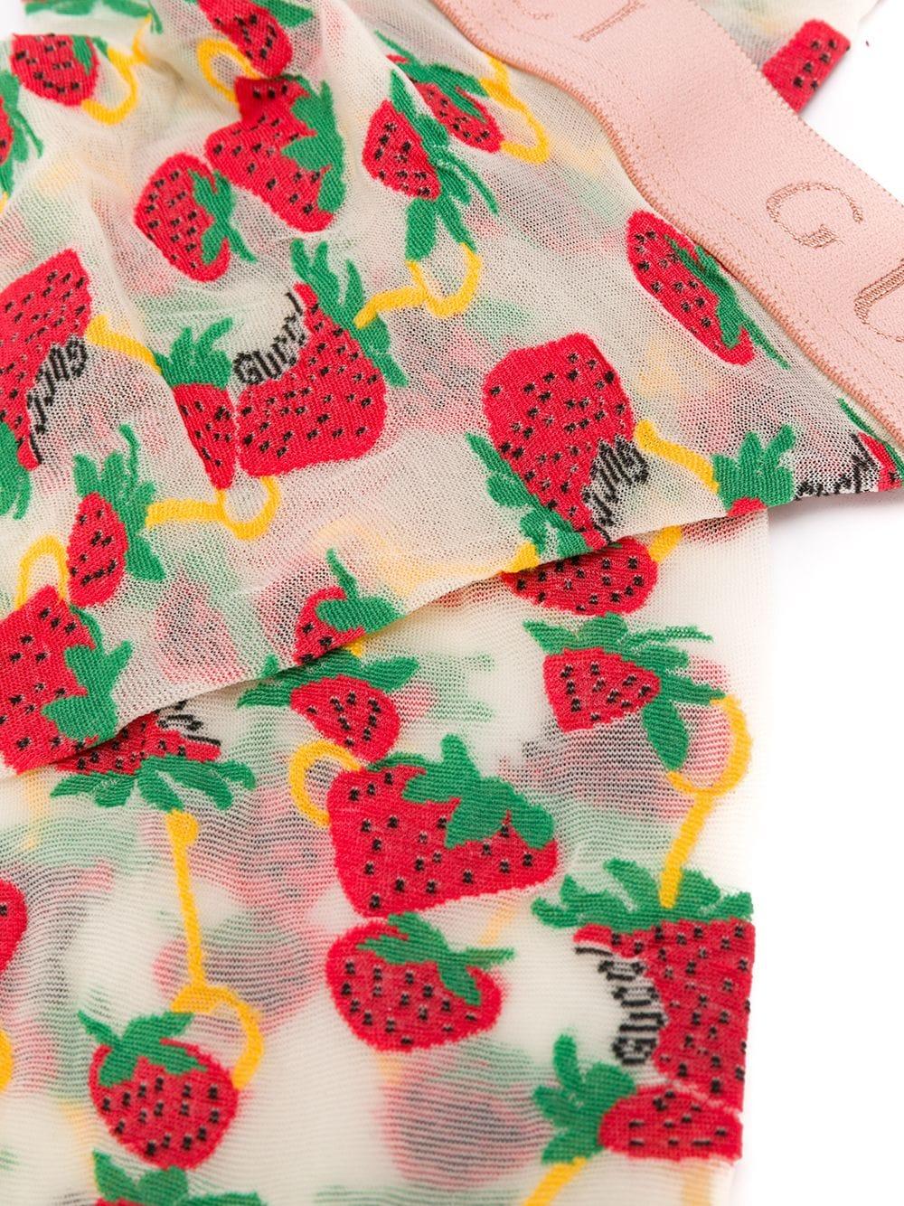gucci strawberry socks