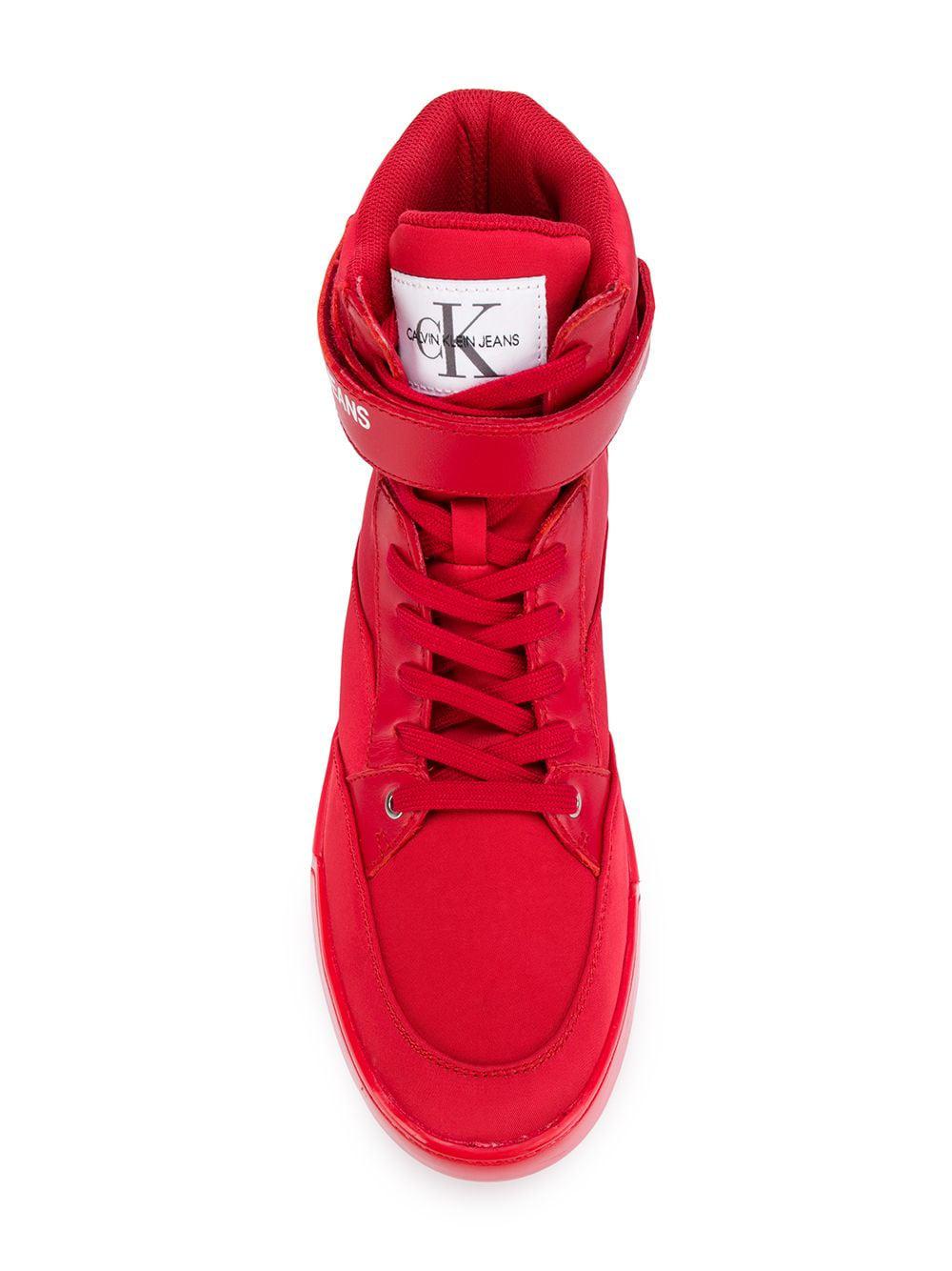 calvin klein trainers high top