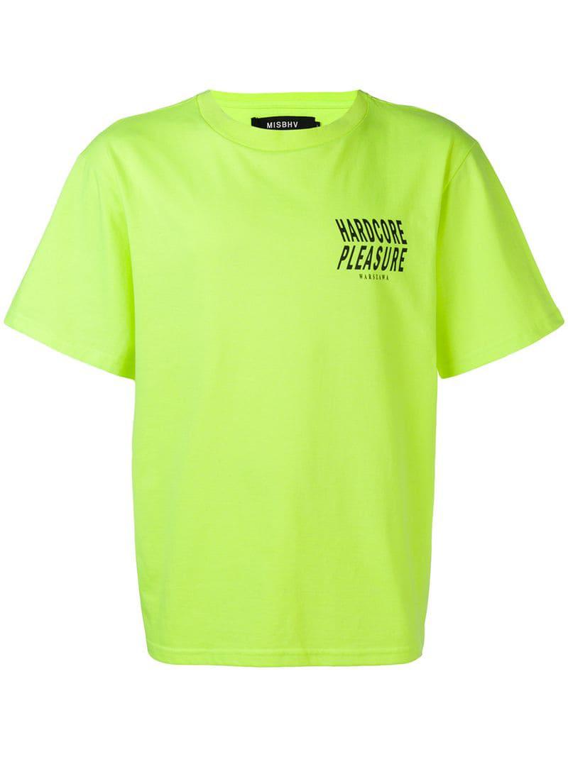MISBHV 'Hardcore Pleasure' T-Shirt in Gelb für Herren | Lyst DE