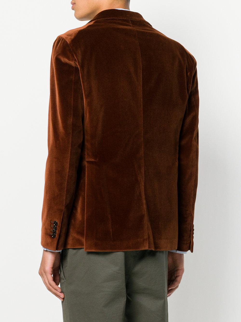 Tagliatore Cotton Americana Blazer in Brown for Men - Lyst