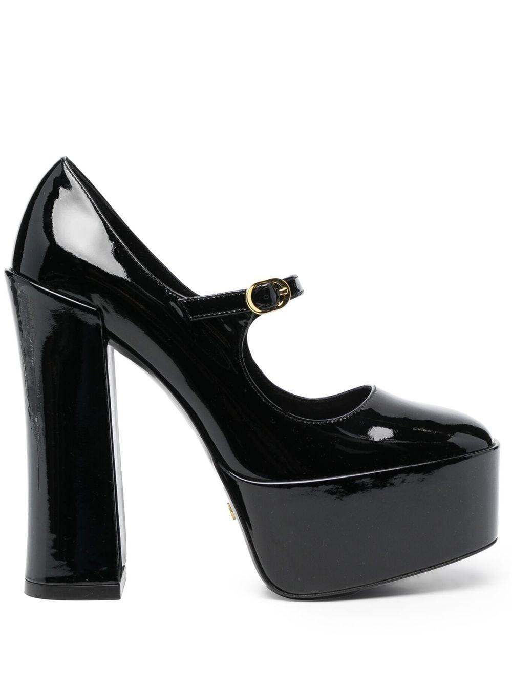 Stuart Weitzman Skyhigh 145mm Mary Jane Platform Pumps in Black Lyst