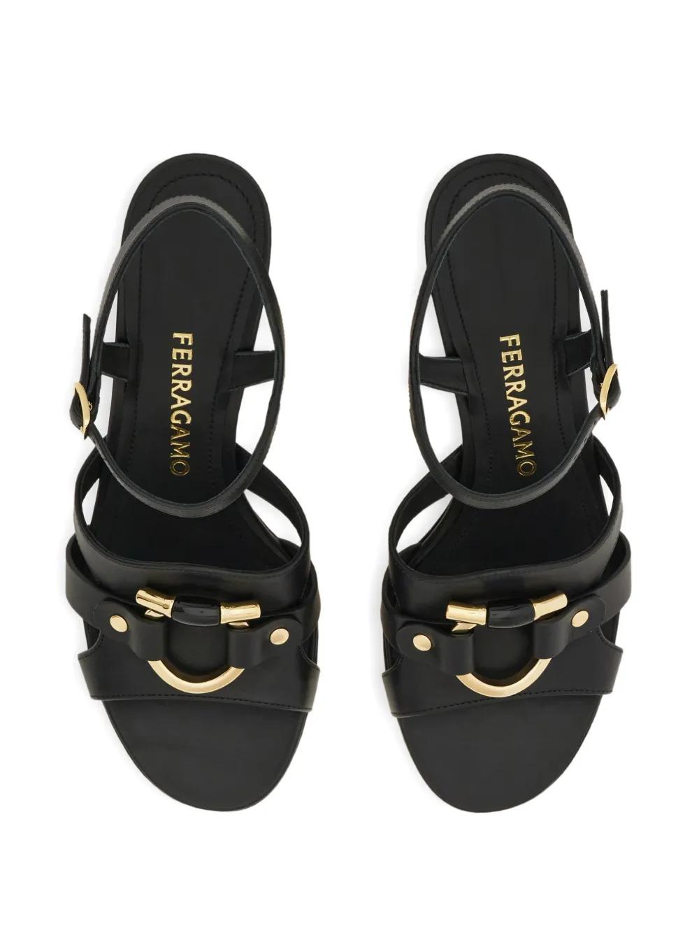 Ferragamo ガンチーニ サンダル ホワイト | Lyst