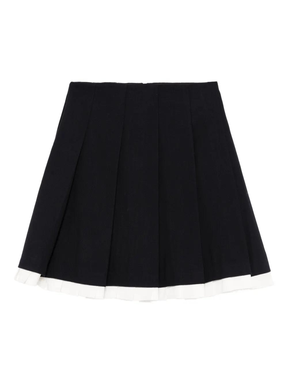 shushutong スカート SHUSHU/TONG: Women's Low Waist A-Shape Skirt (Black) | DSML