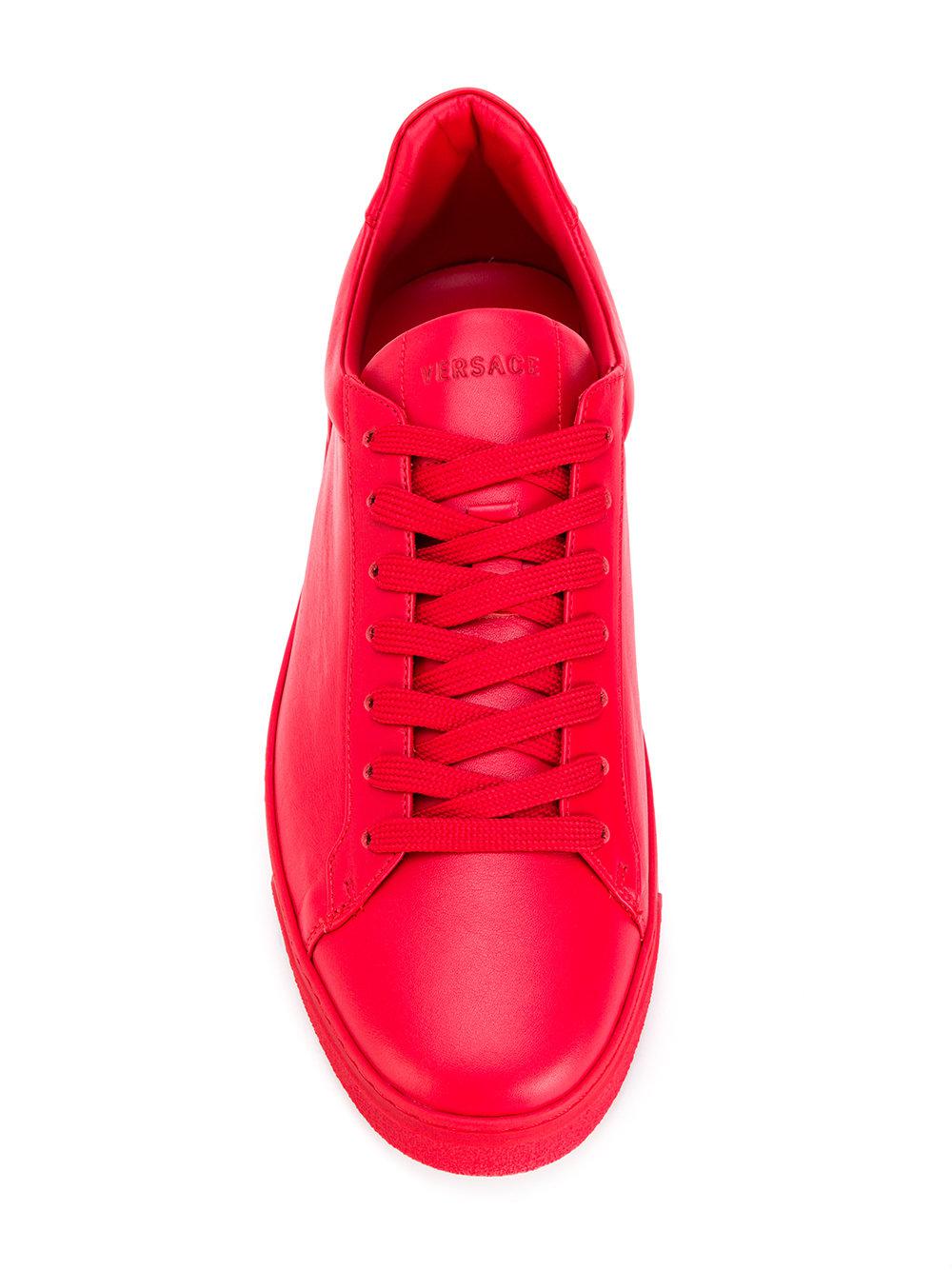 all red versace shoes