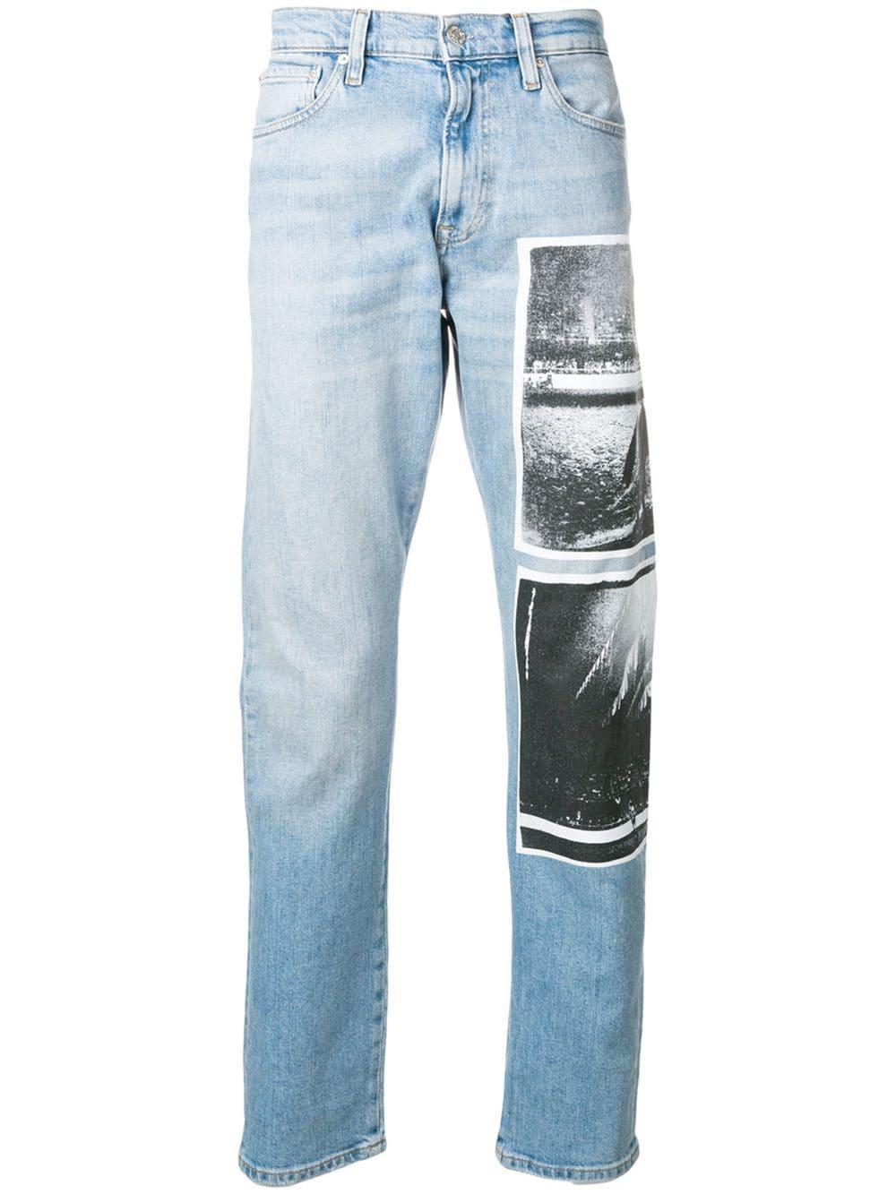 Calvin Klein Denim Andy Warhol Print Jeans in Blue for Men | Lyst