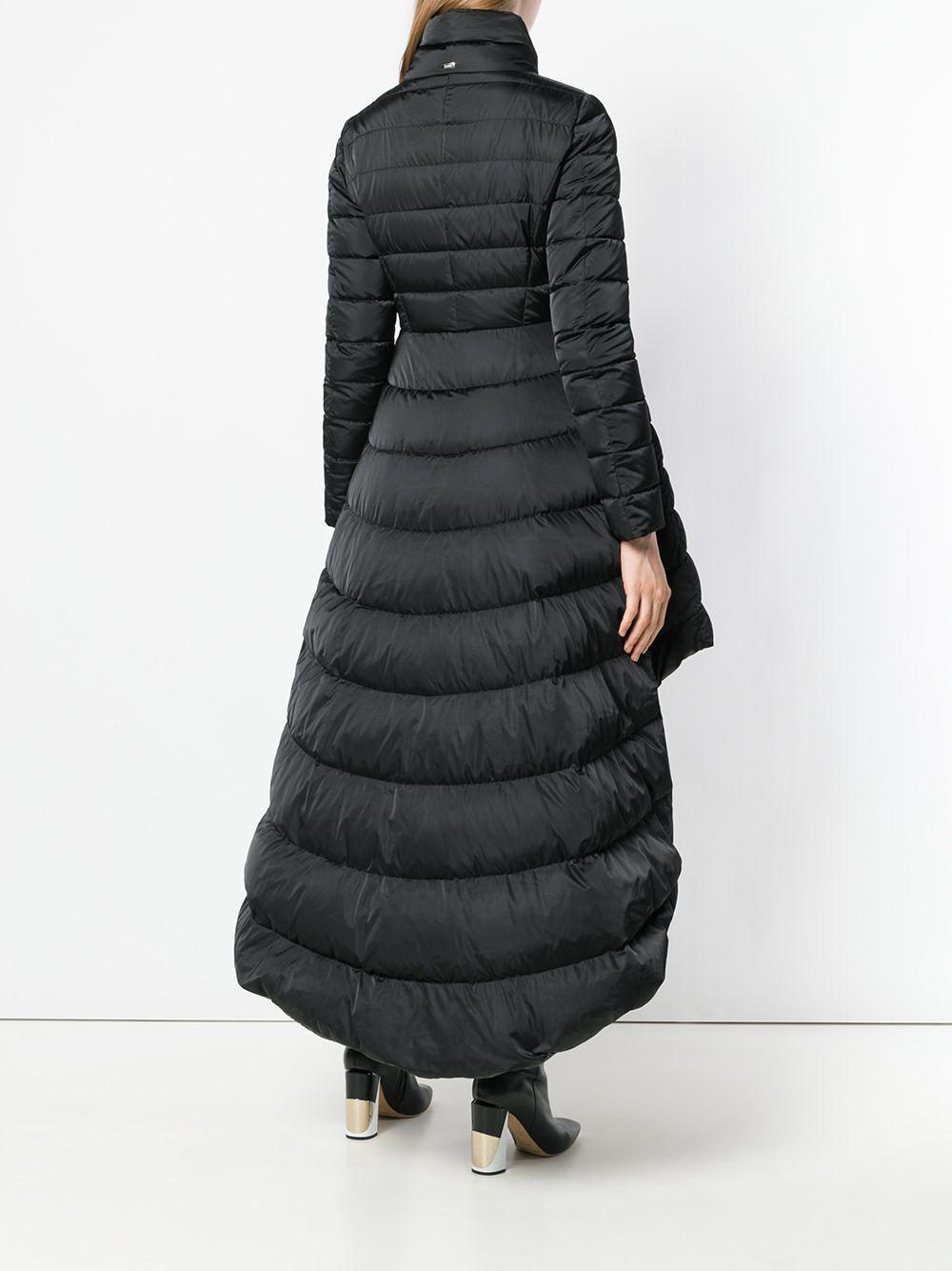 high low puffer coat