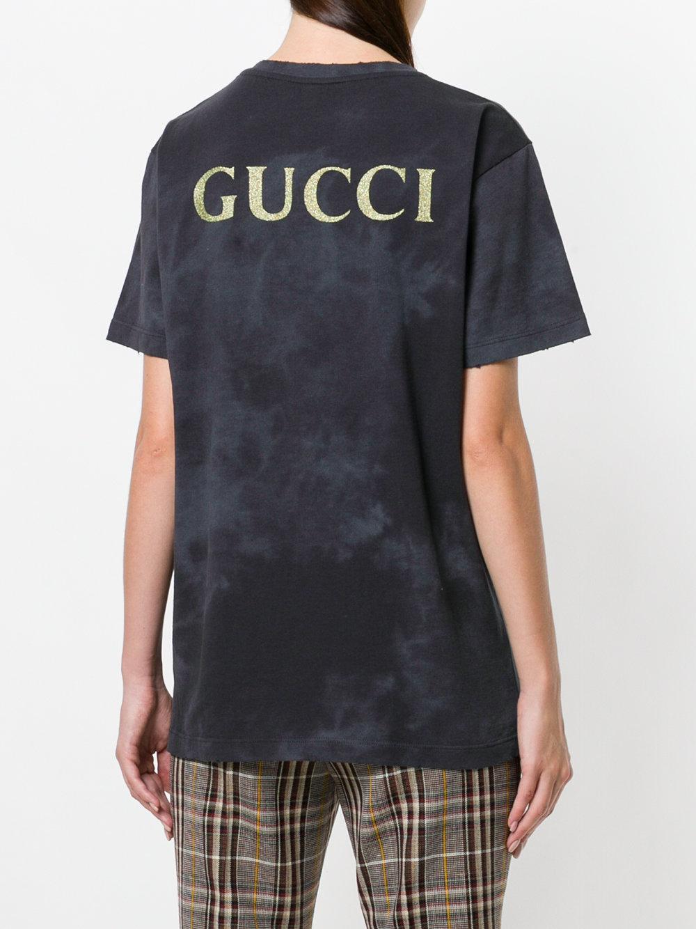 Gucci コットン Ac/dc Tシャツ グレー - Lyst
