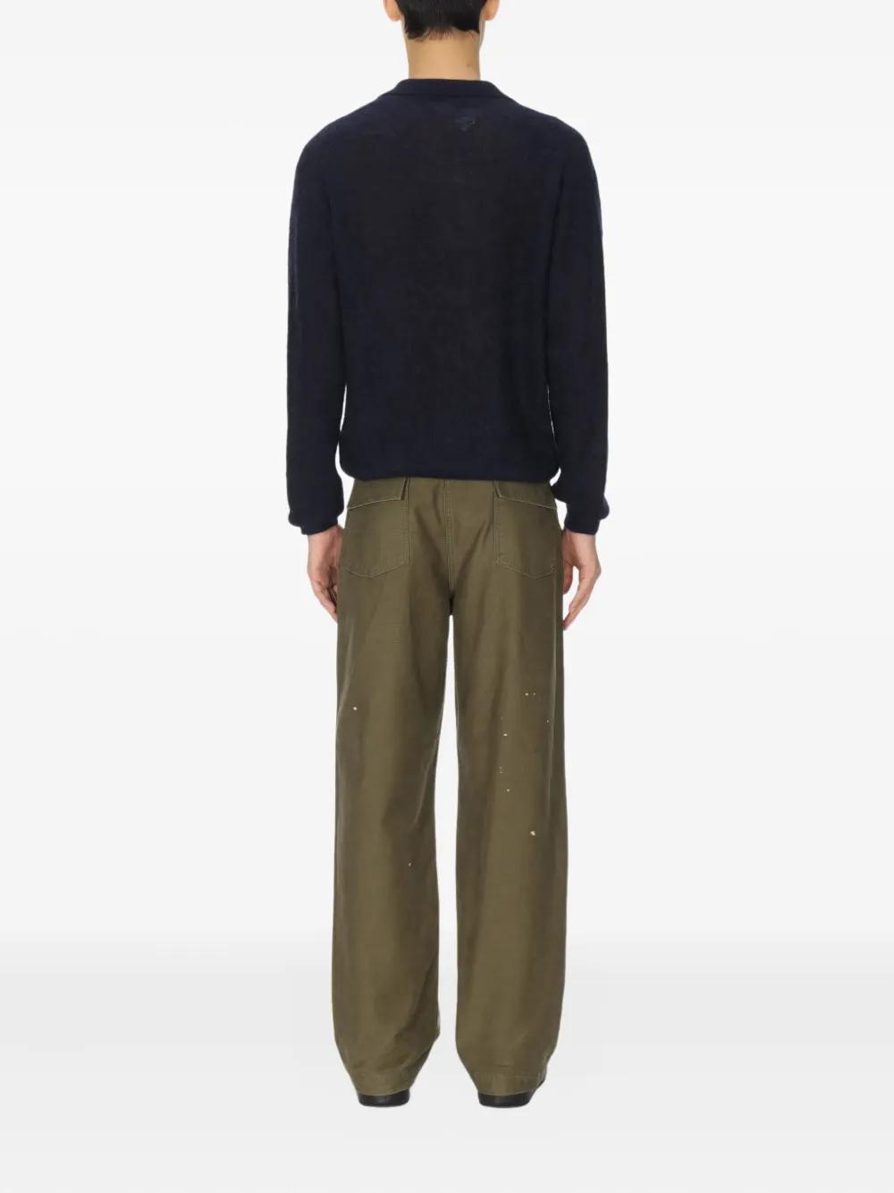 メンズ AURALEE シアーニット ポロシャツ ブルー | Lyst