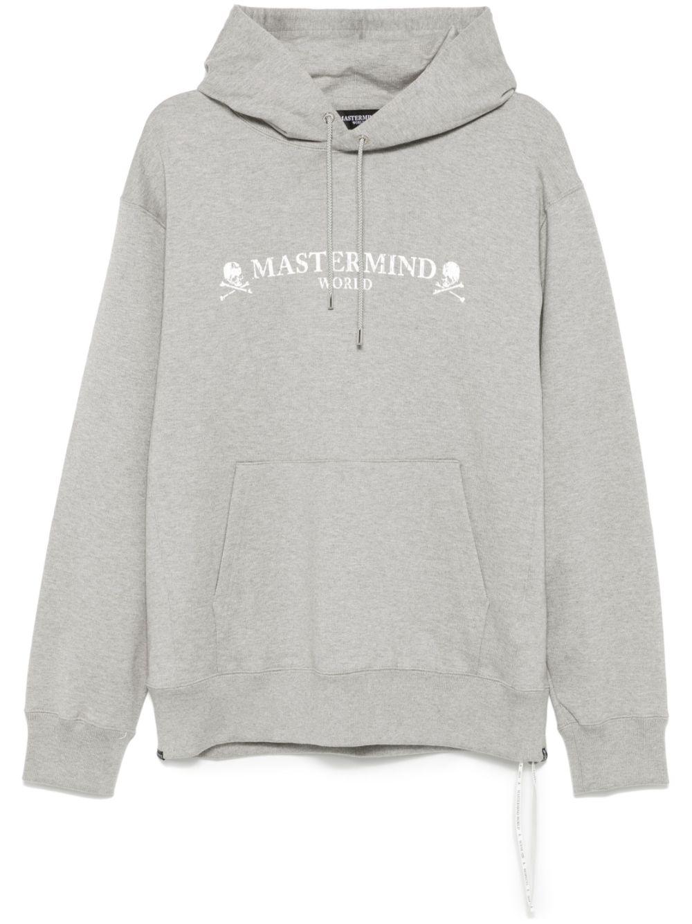 MASTERMIND WORLD Logo Hoodie in Gray for Men Lyst