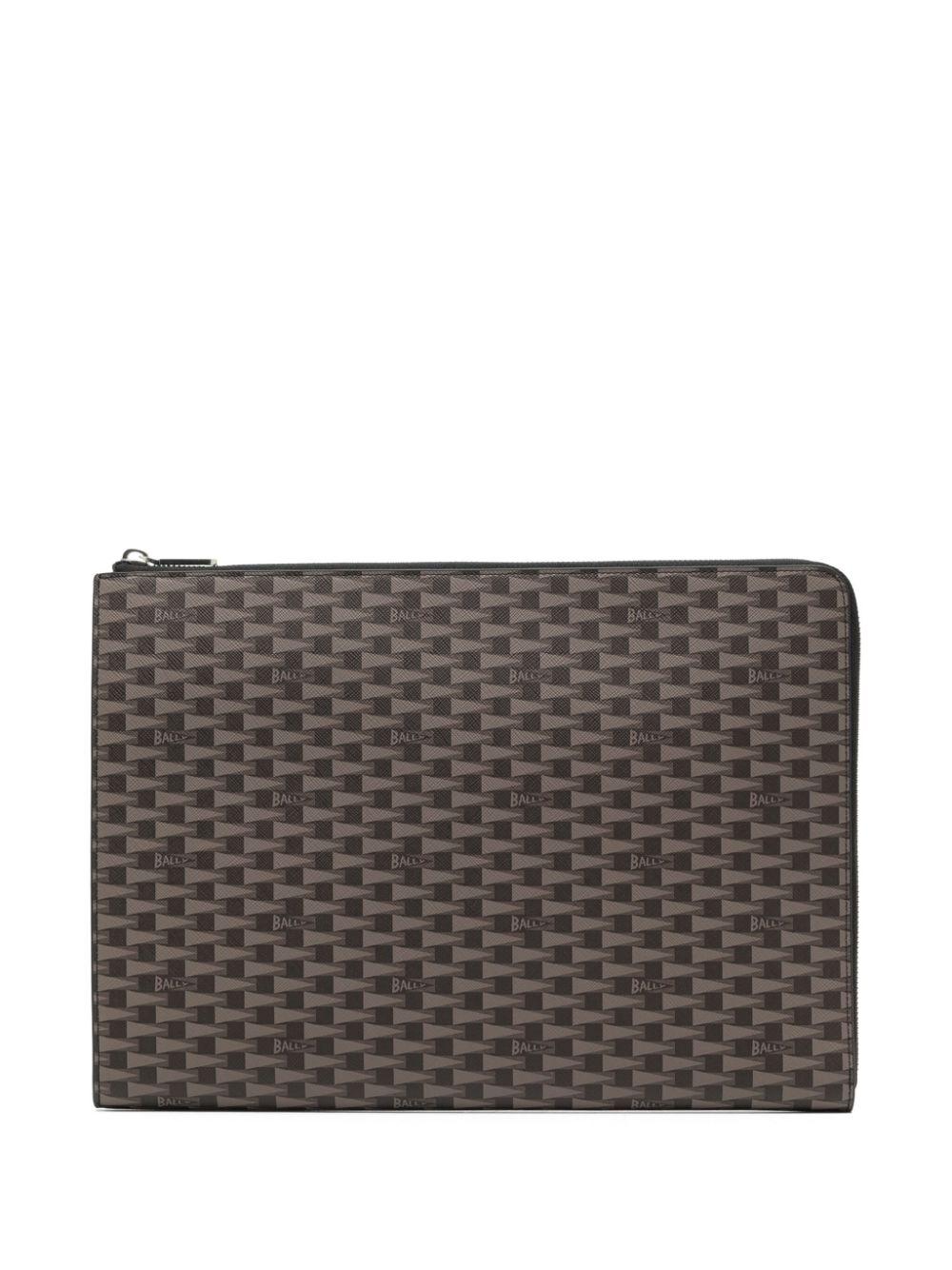 Bally メンズ グレー クラッチバッグ ポーチ & リストレット