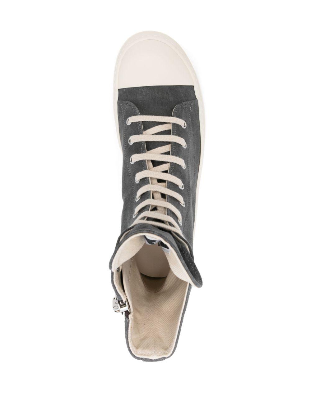 Rick Owens メンズ ブラック ハイカット スニーカー スニーカー