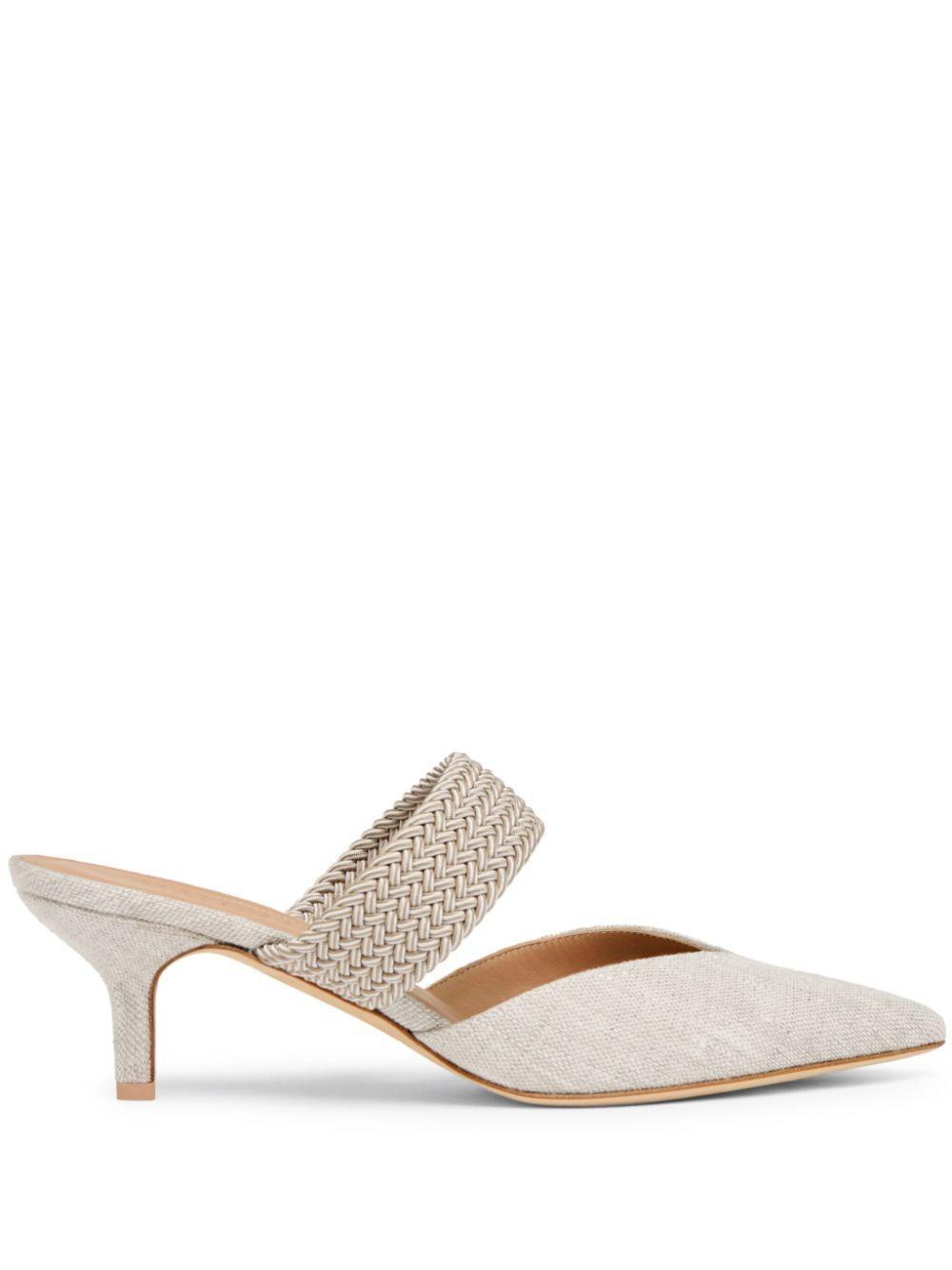 Malone Souliers レディース ホワイト Maisie 45mm ミュール ヒール