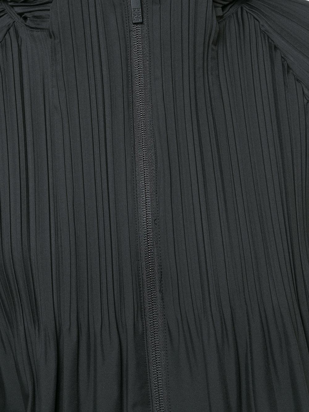 Pleats Please Issey Miyake Synthetic Jaunty Coat in Black | Lyst